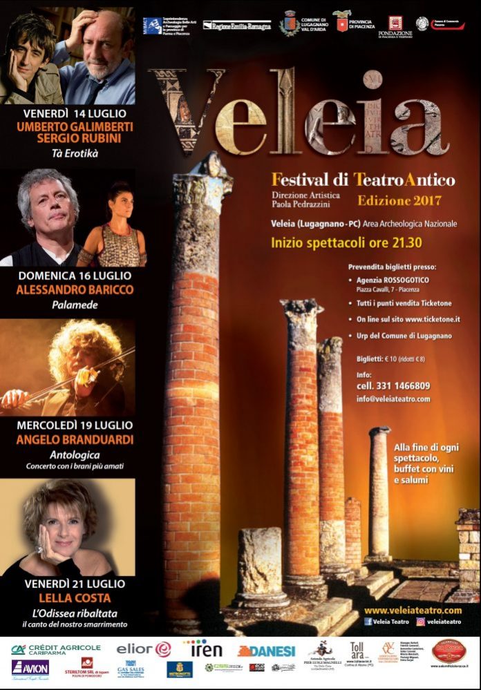 Edizione 2017 del Festival di Teatro Antico di Veleia Romana