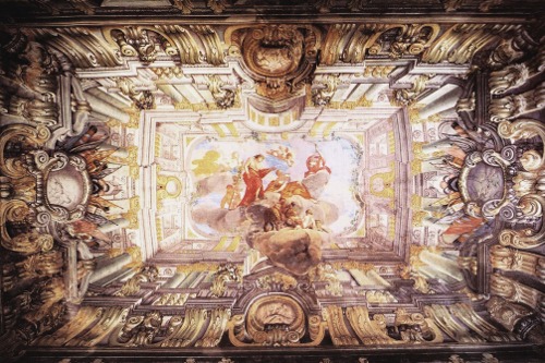 Nella foto gli affreschi di Palazzo Costa-Trettenero a Piacenza