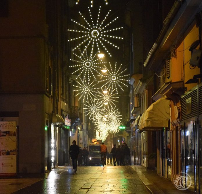 Natale a Piacenza via XX Settembre
