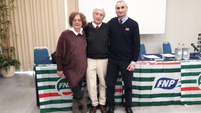 I tre componenti di segreteria Fnp CISL di Piacenza