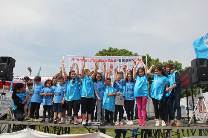Minimaratona del Pedibus for Unicef 6 maggio 2018