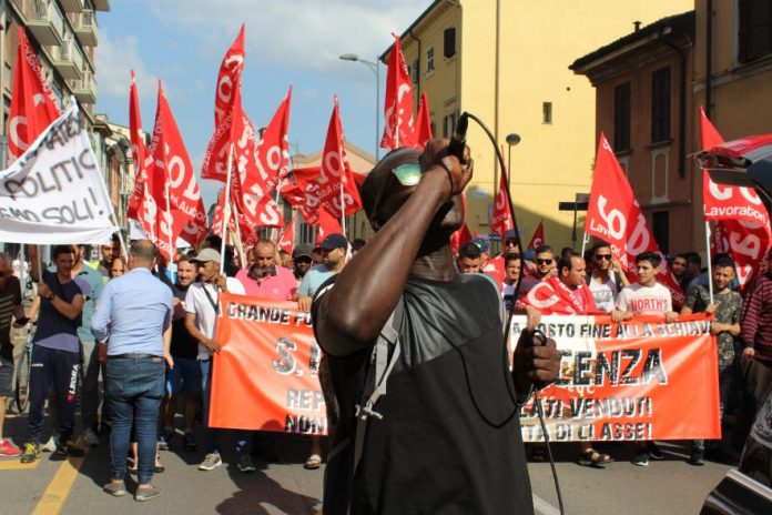 SiCobas a Piacenza con ControTendenza per manifestare