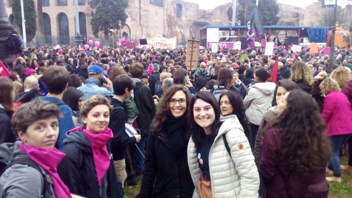 Anche Non una di meno Piacenza a Roma per la manifestazione nazionale