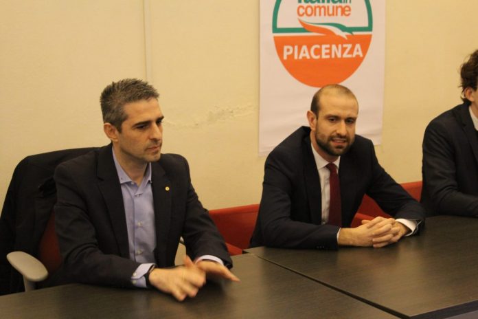 Federico Pizzarotti a Piacenza in sostegno della sezione locale di Italia in Comune