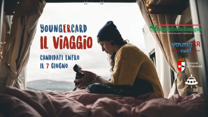 Tre ragazzi su un furgone promuoveranno il volontariato dell'Emilia Romagna targato YoungERcard