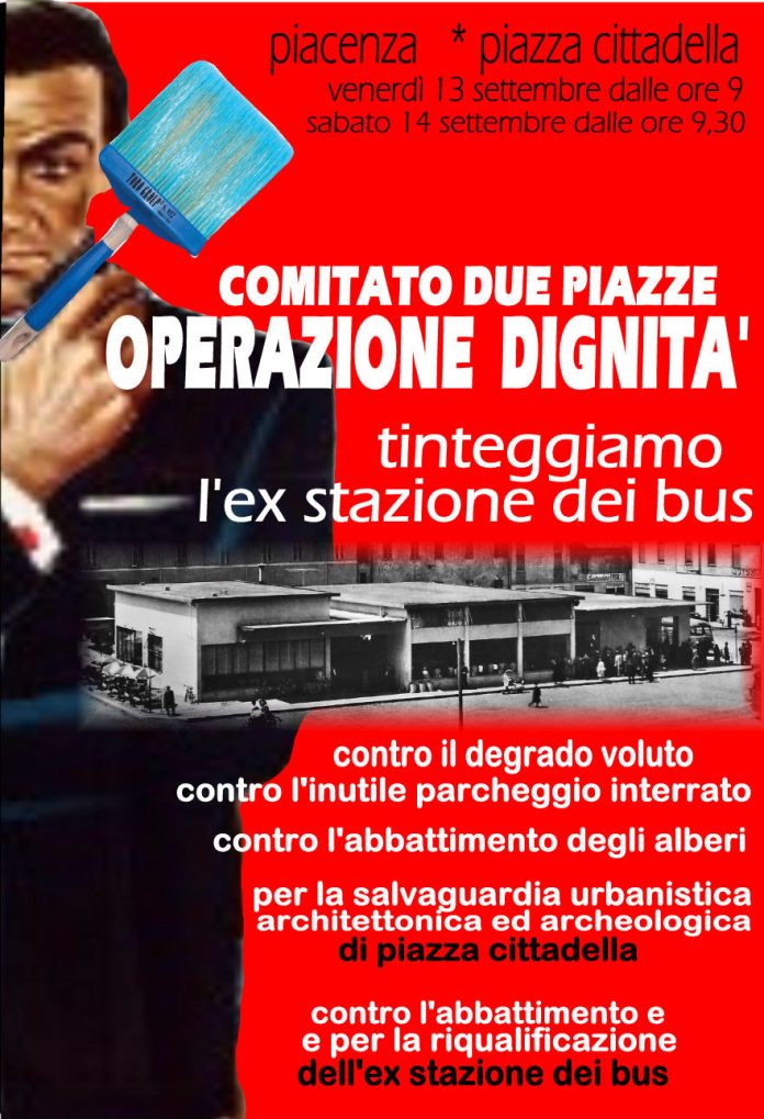 Venerdì Operazione dignità per l'ex stazione autobus in Piazza Cittadella