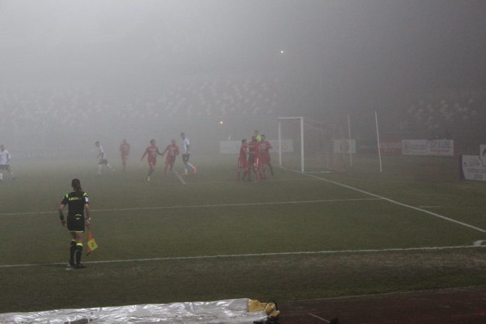 Nella nebbia ennesimo pareggio del Piacenza, 1 - 1 col Cesena. Gioia per il neo acquisto Polidori