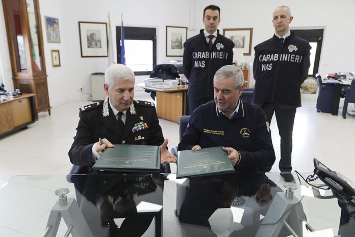 rotezione Civile firmato programma operativo tra il Dipartimento e i Carabinieri per la Tutela della Salute