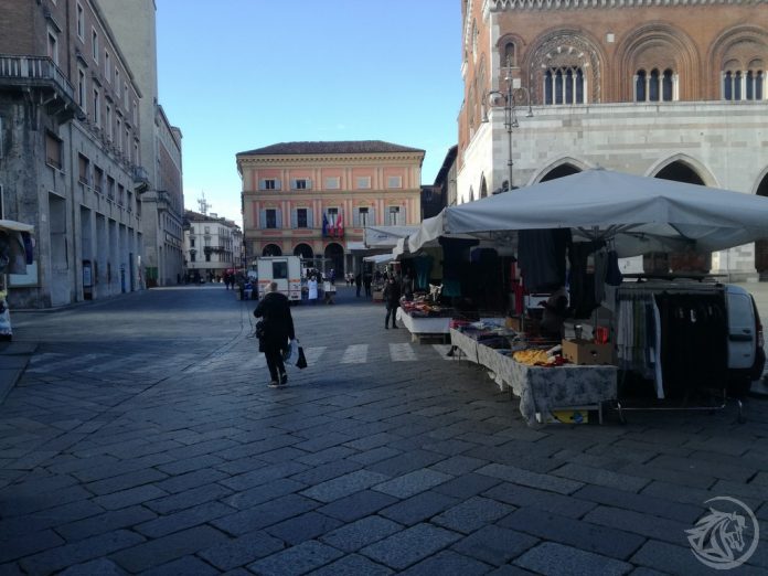 Mercato a Piacenza