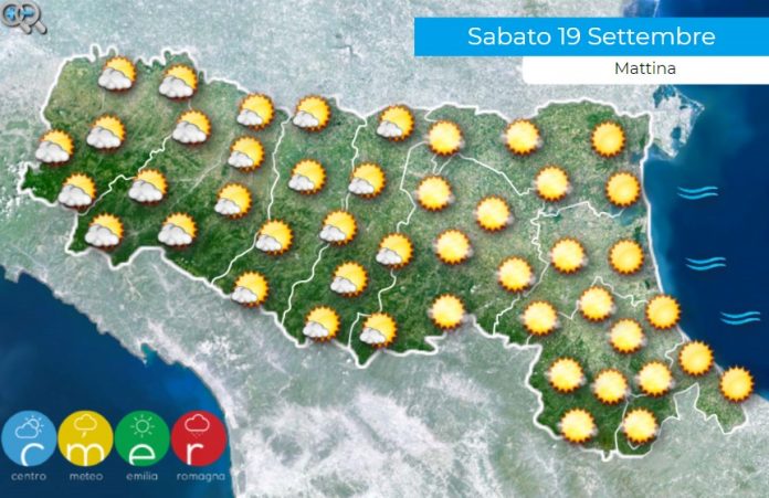 Previsioni meteo Emilia Romagna 19 settembre